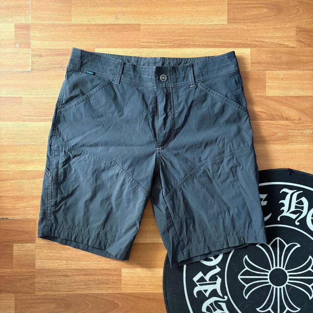 Kuhl Renegade Charcoal Gray Hiking Outdoor Stretch Shorts Mens Size 34